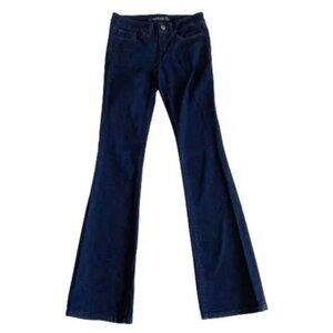 Yummie Boot Cut Jeans Slimming Dark Wash Mid Rise Slim Boot Cut Jeans Size 25